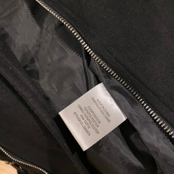 VIGOSS black suede moto jacket. Size small. Excellent condition! Worn twice - Picture 6 of 7